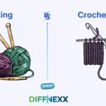difference between knitting and crocheting