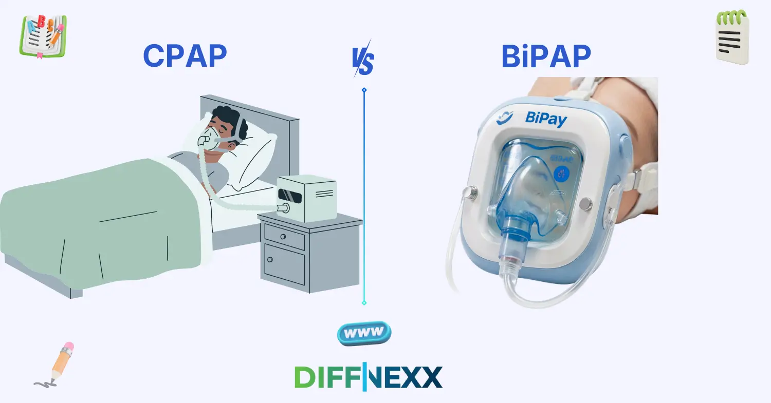 difference between CPAP and BiPAP