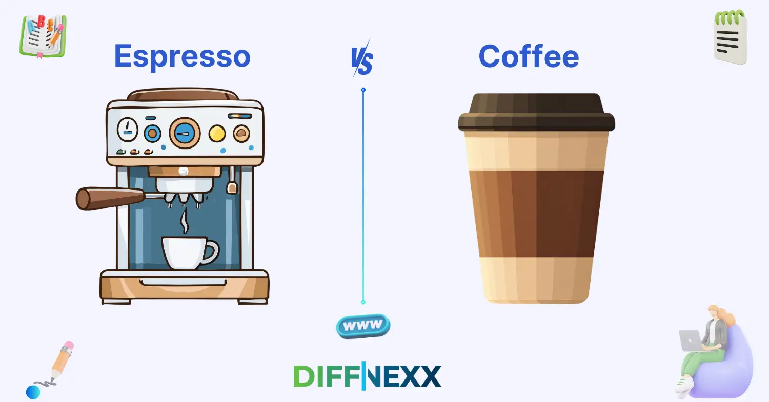 difference between espresso and coffee