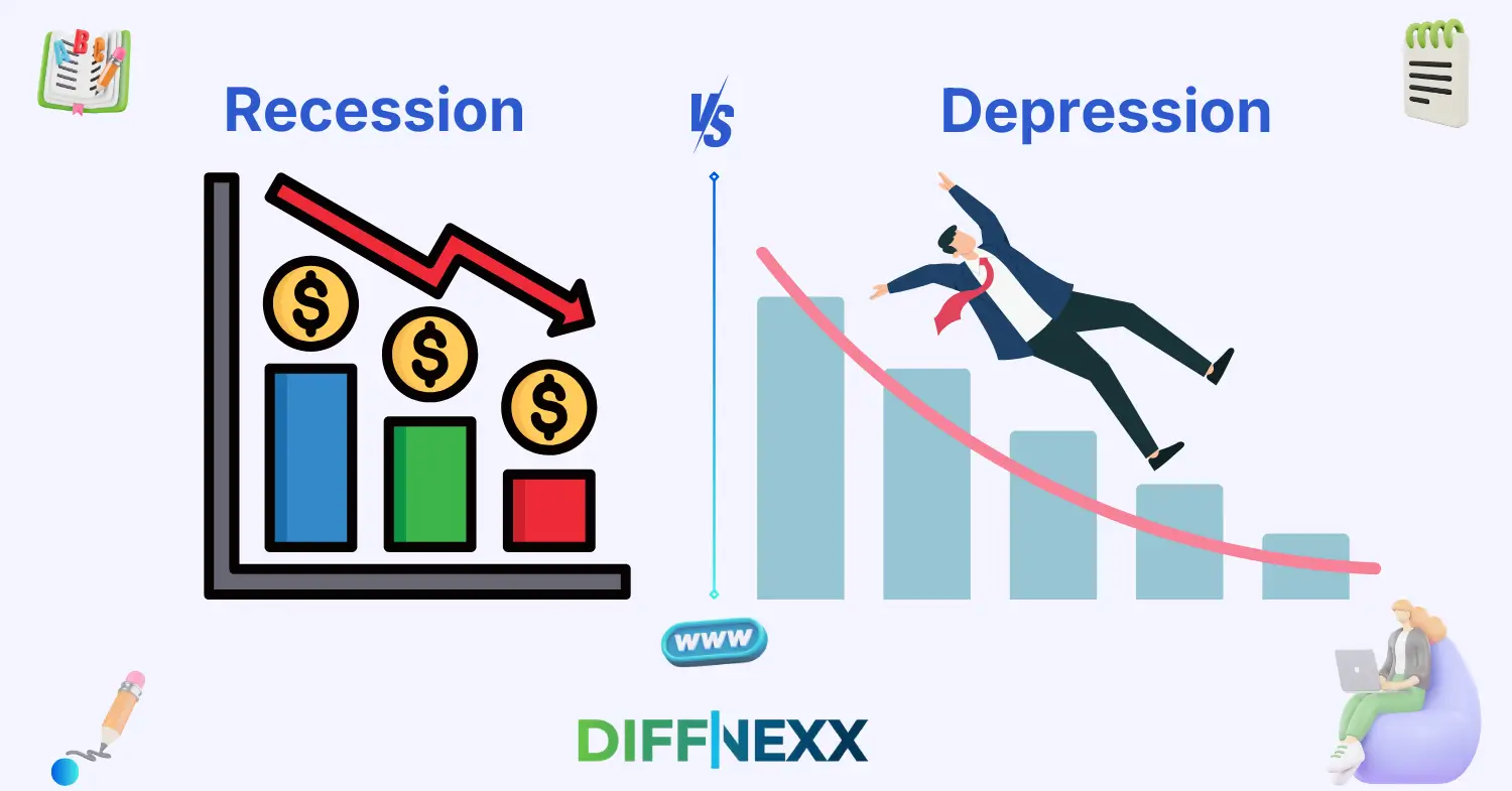 difference between recession and depression