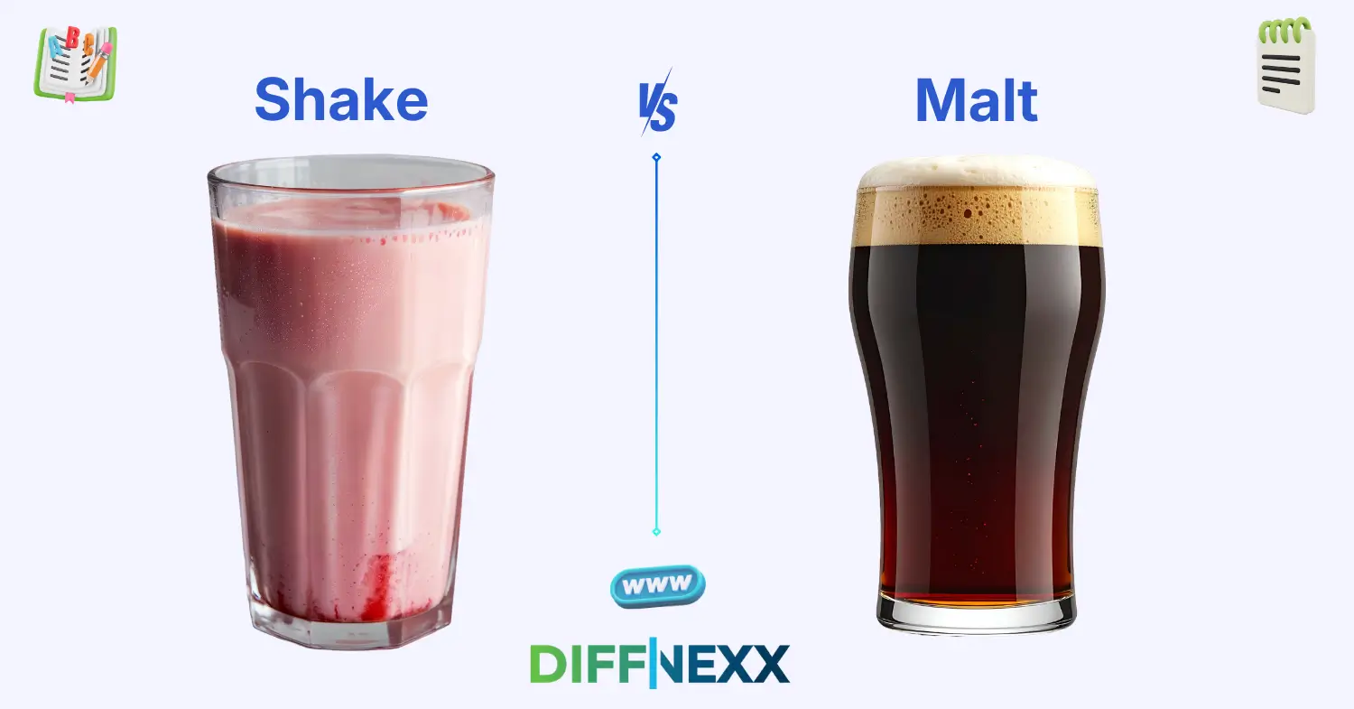 difference between shake and malt