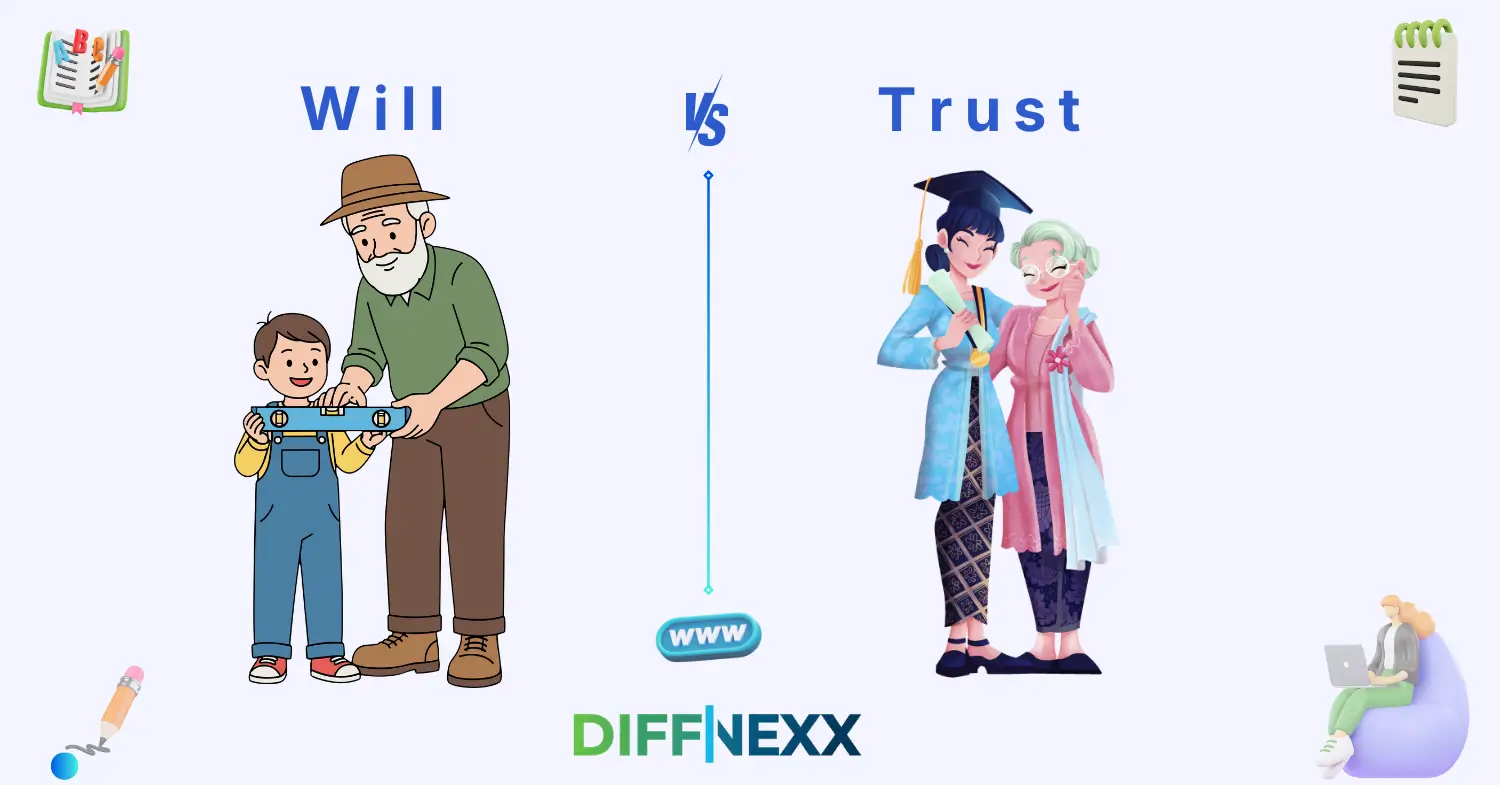 difference between will and trust