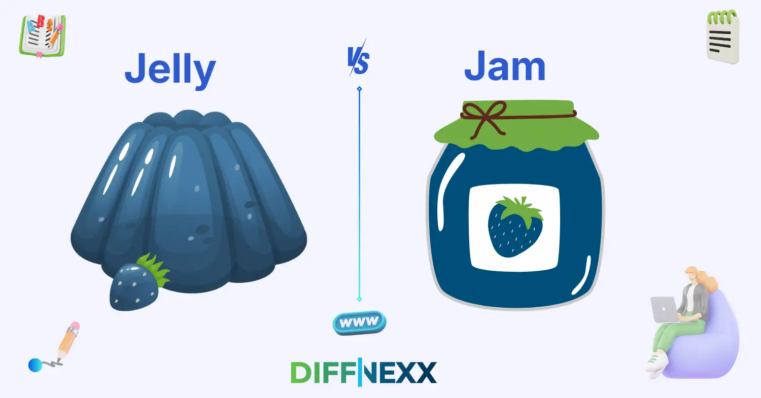 difference between jelly and jam