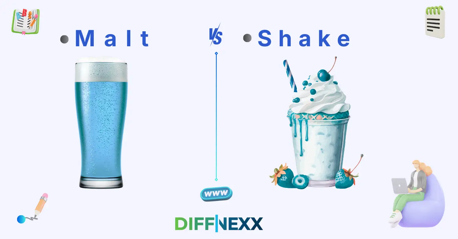 difference between malt and shake