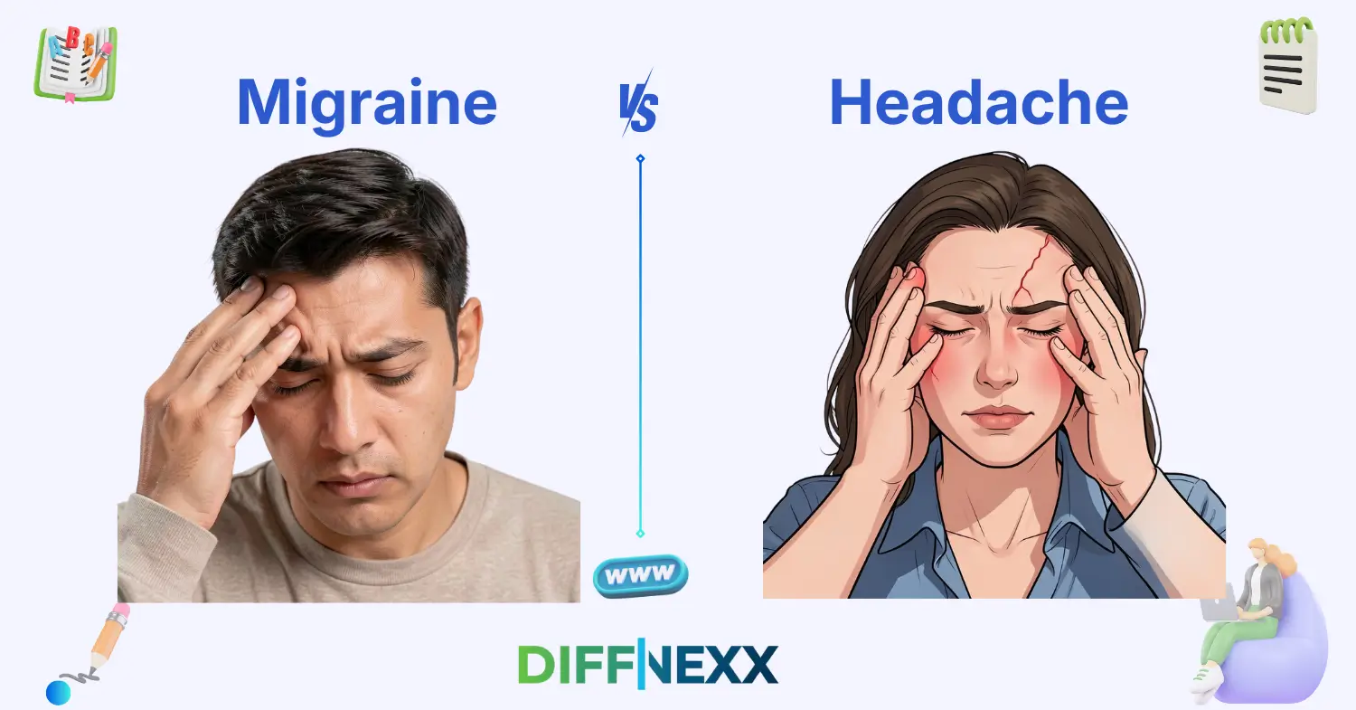difference between migraine and headache