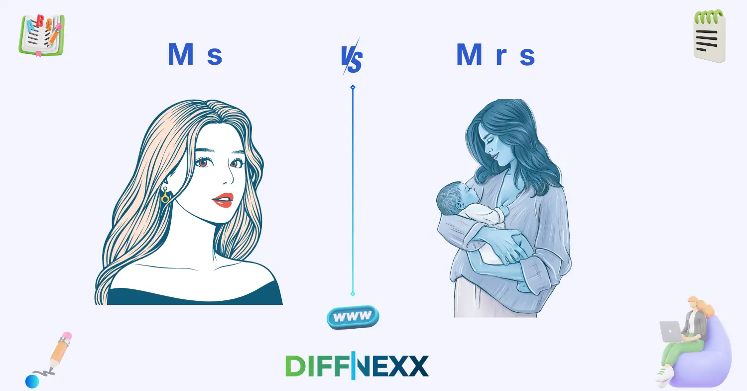 difference between ms and mrs