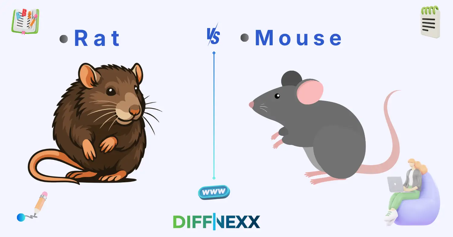 difference between rat and mouse