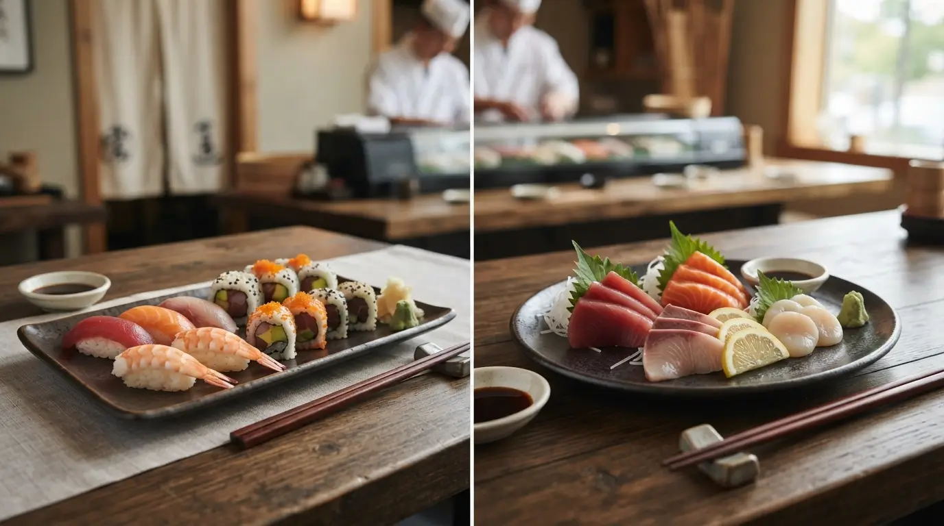 Difference Between Sushi and Sashimi