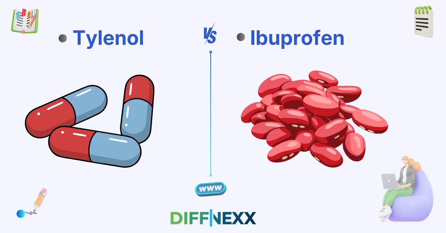 difference between tylenol and ibuprofen