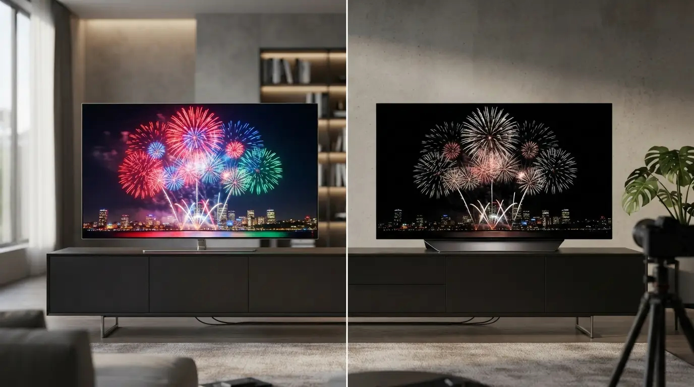 difference between QLED and OLED