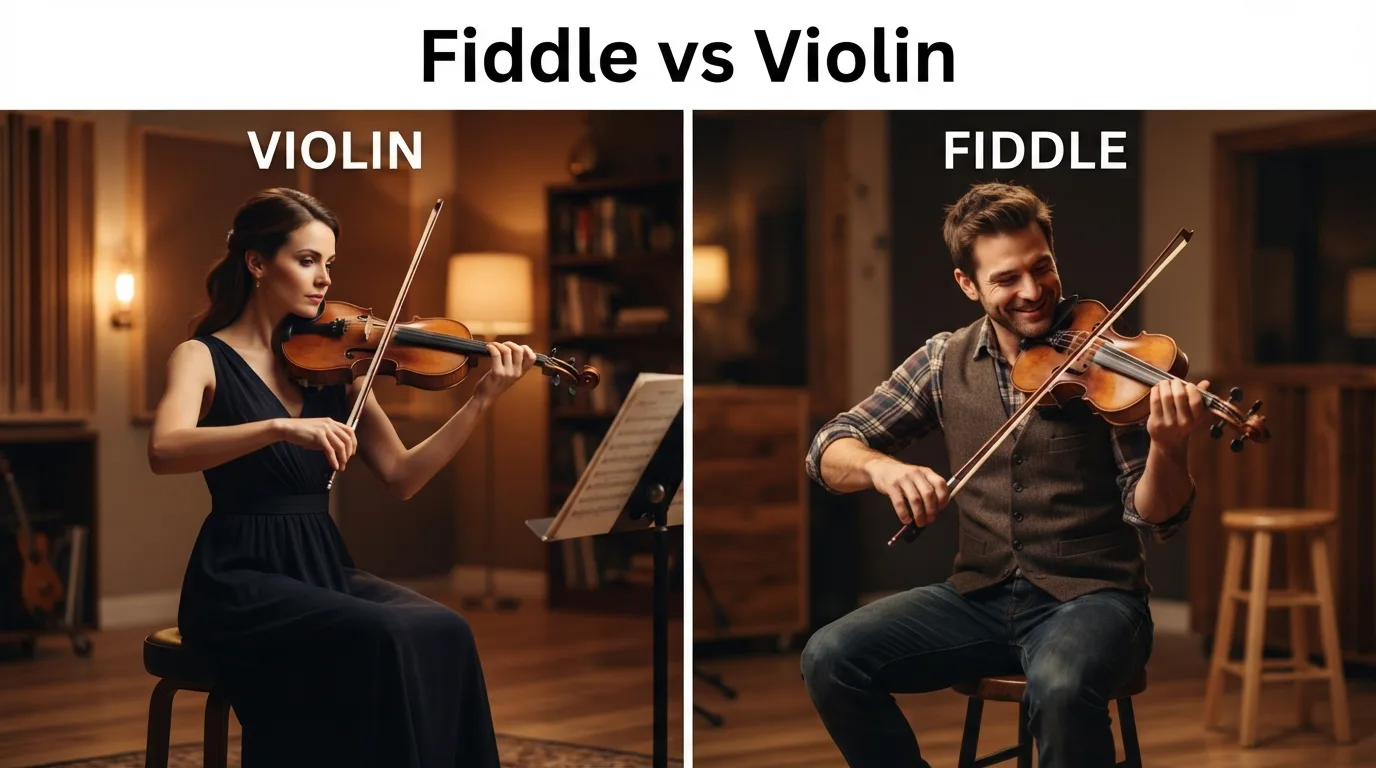 difference between fiddle and violin