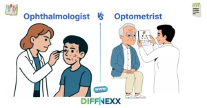 difference between ophthalmologist and optometrist