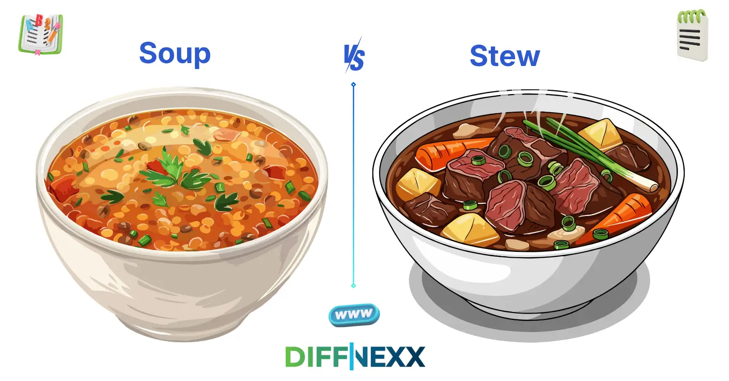 difference between soup and stew