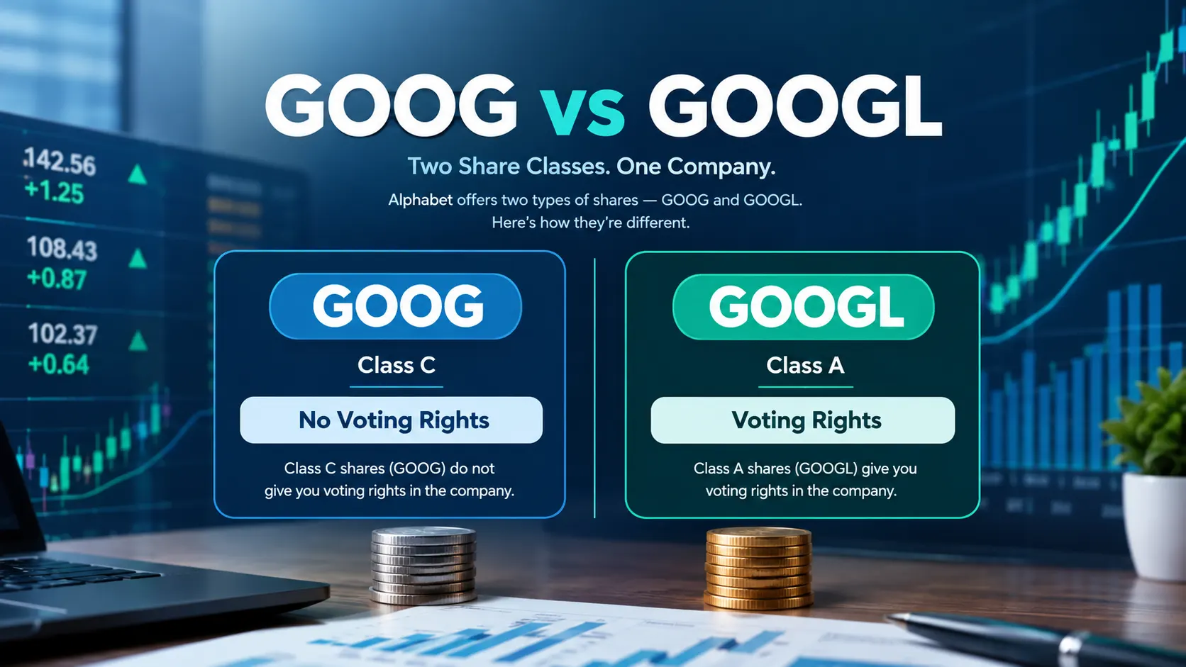 Difference between GOOG and GOOGL