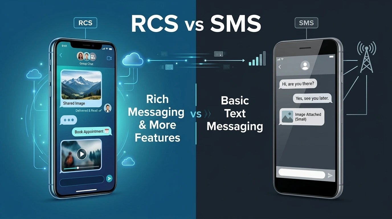 difference between rcs and sms