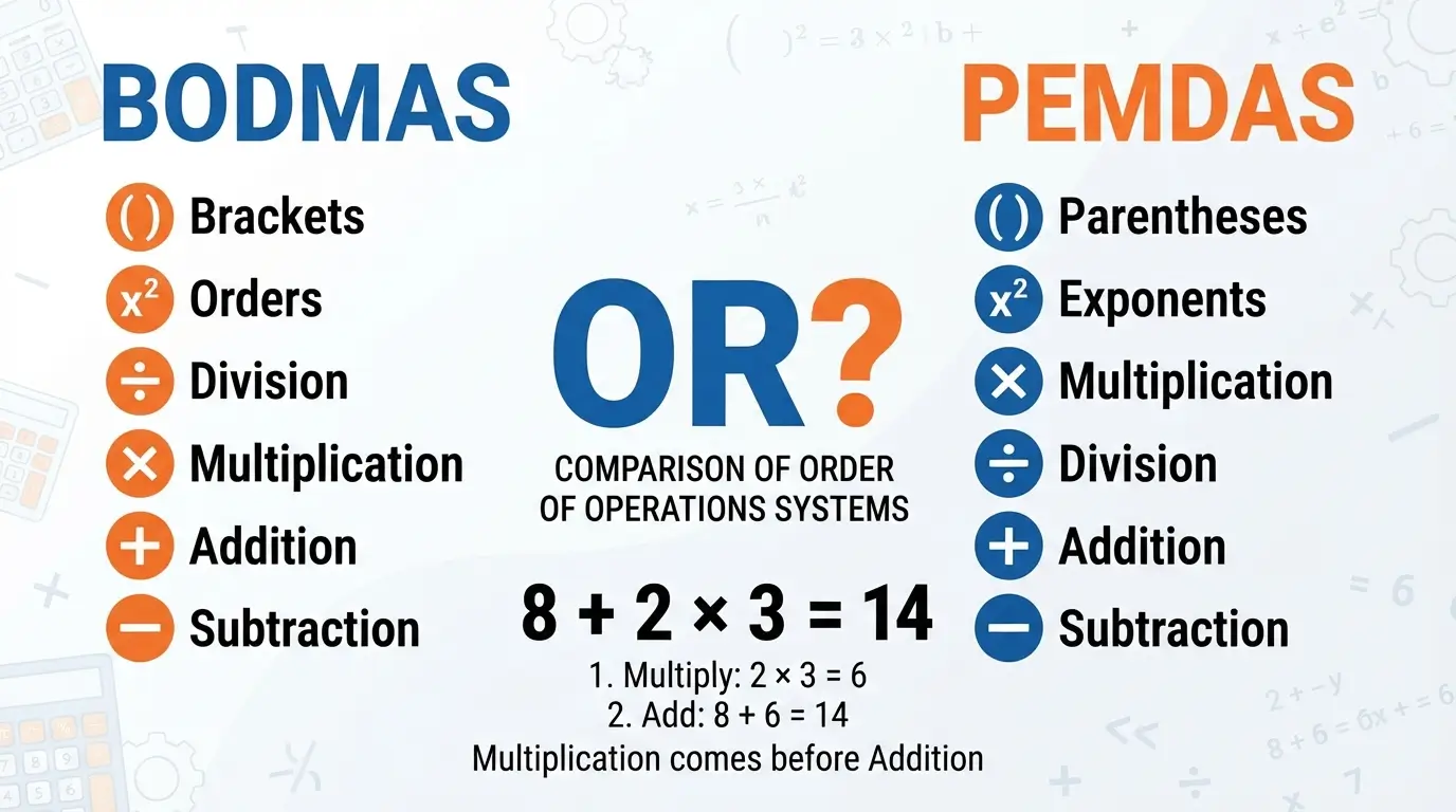 bodmas or pemdas