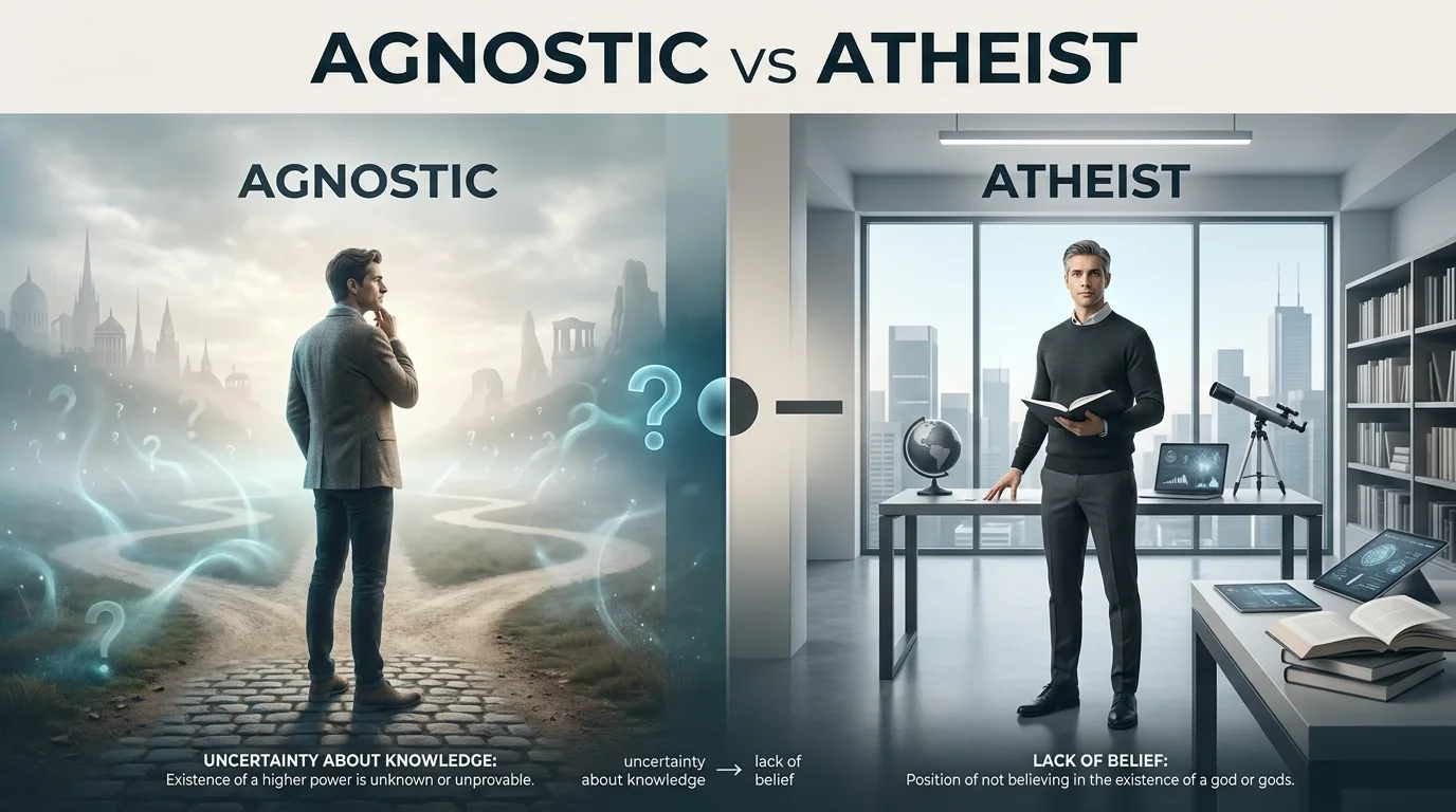 Difference Between Agnostic and Atheist