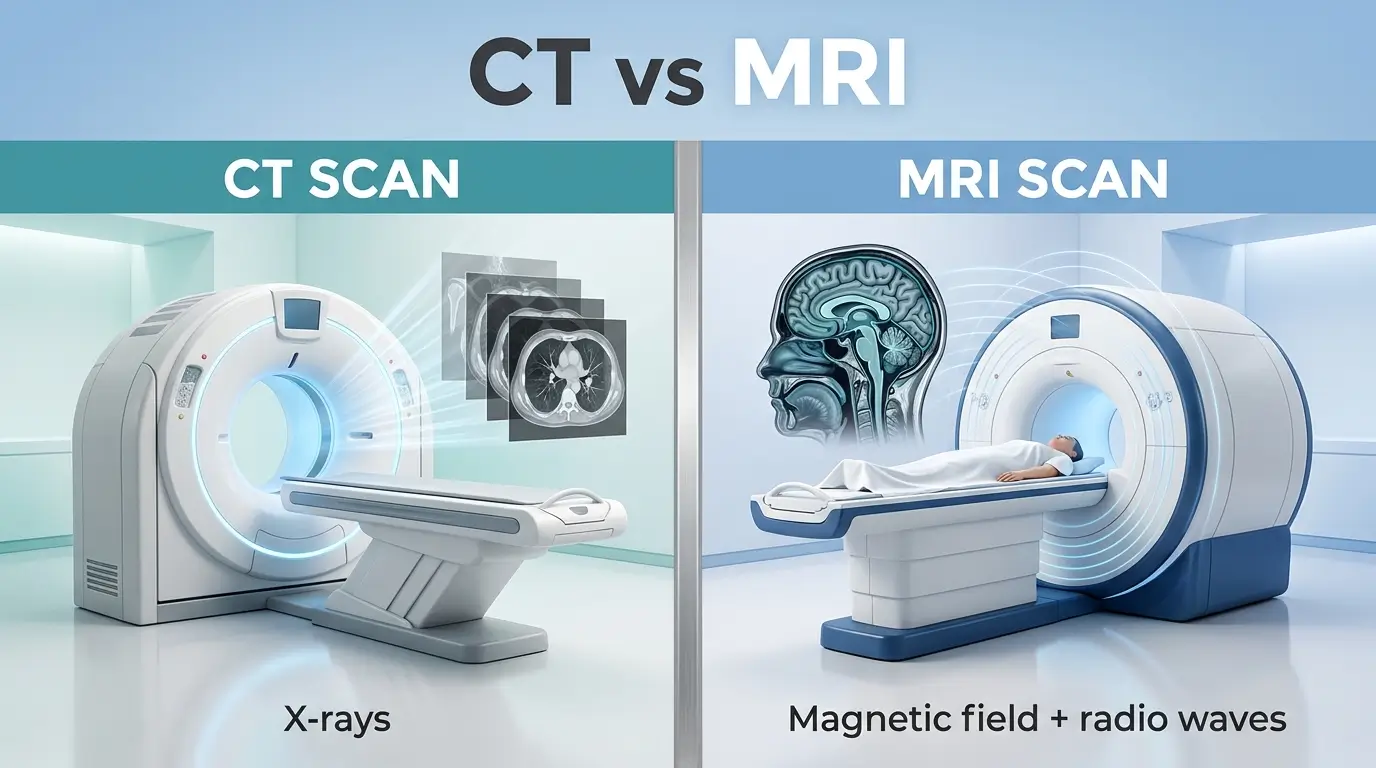 Difference between ct and mri