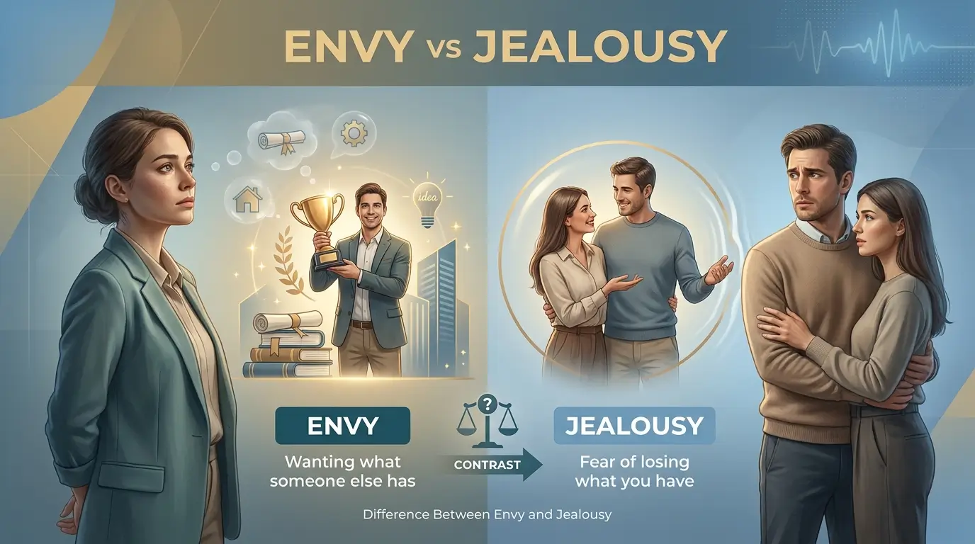 Difference Between Envy and Jealousy