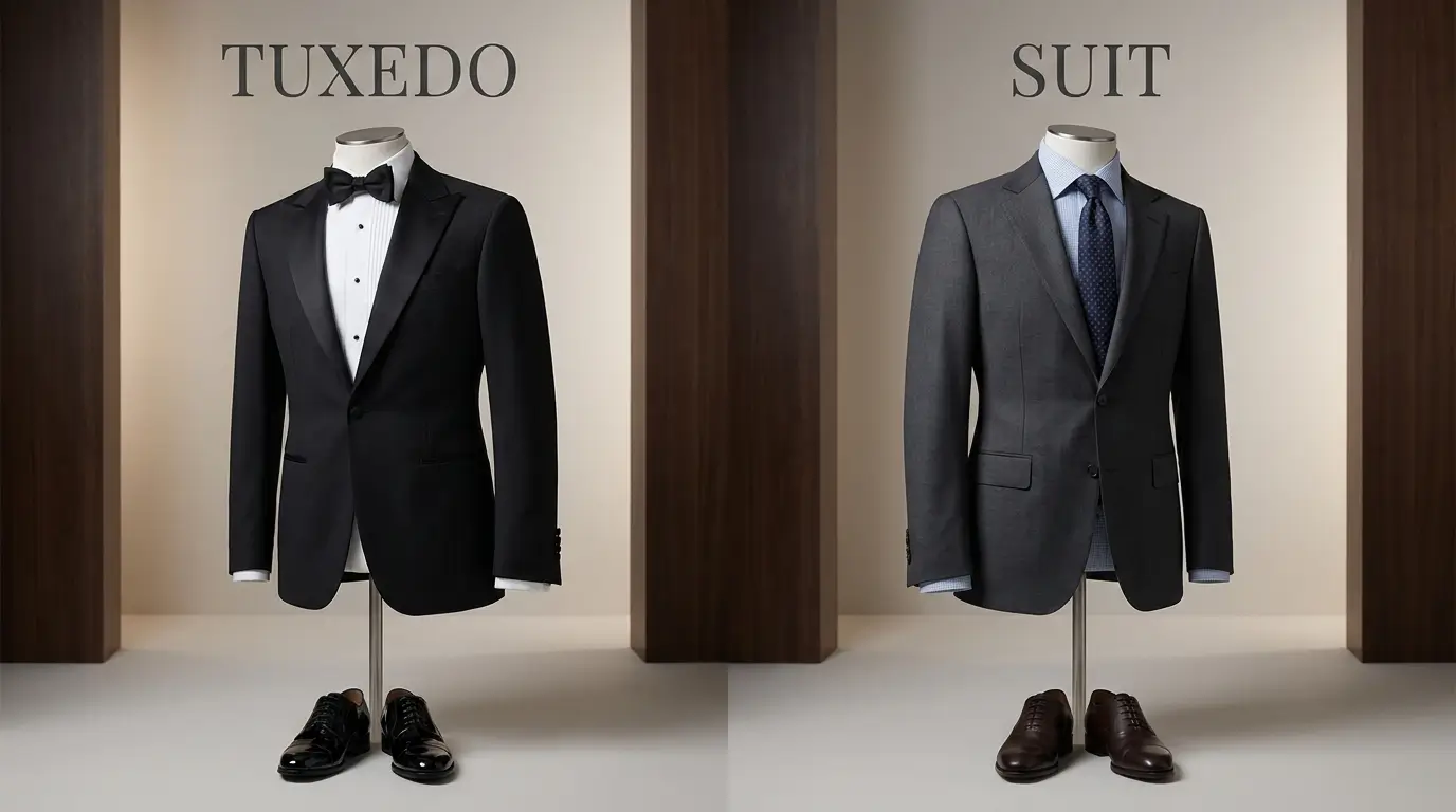 Difference Between Tuxedo and Suit