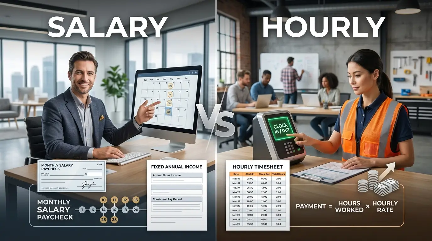 Salary or hourly