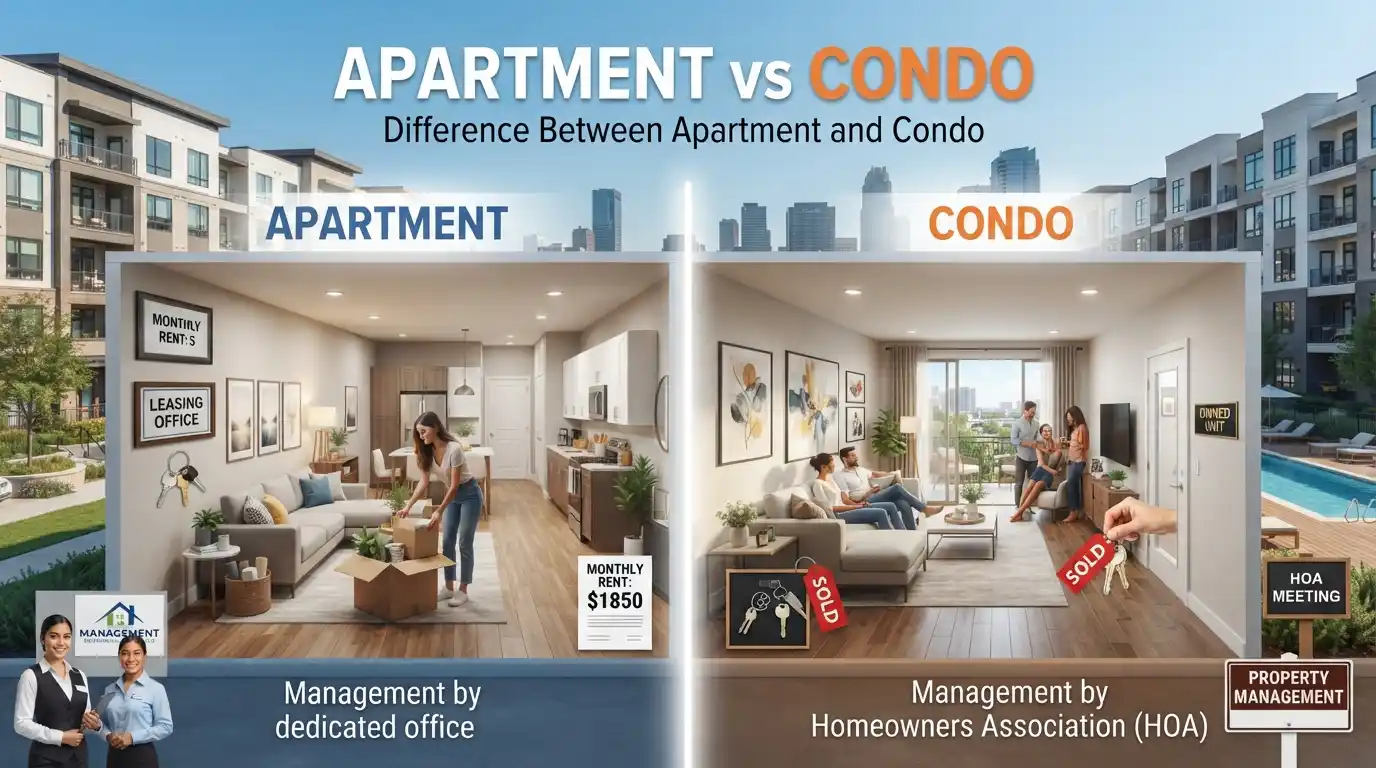 Difference Between Apartment and Condo